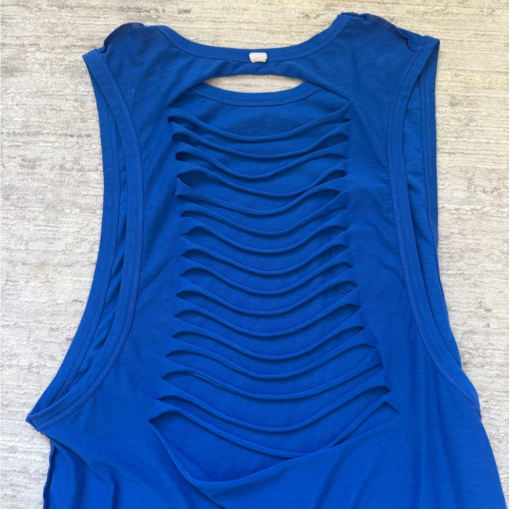 Glyder Royal Blue Tank Top (Size Medium) - Picture 5 of 6